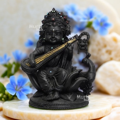 BAAL SARASWATI IDOL FOR CAR DASHBOARD