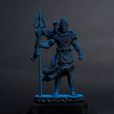 SHIVA-THE PROTECTOR ANTIQUE GOLD