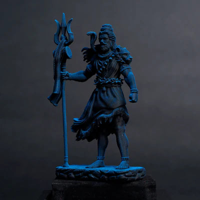 SHIVA-THE PROTECTOR ANTIQUE GOLD