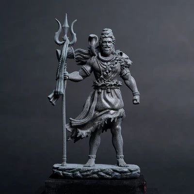 SHIVA-THE PROTECTOR ANTIQUE GOLD