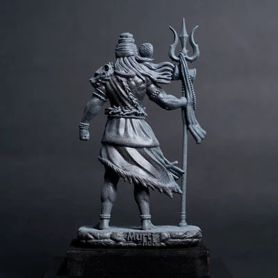 SHIVA-THE PROTECTOR ANTIQUE GOLD