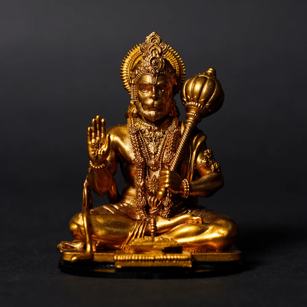 LORD HANUMAN JI COPER GOLD