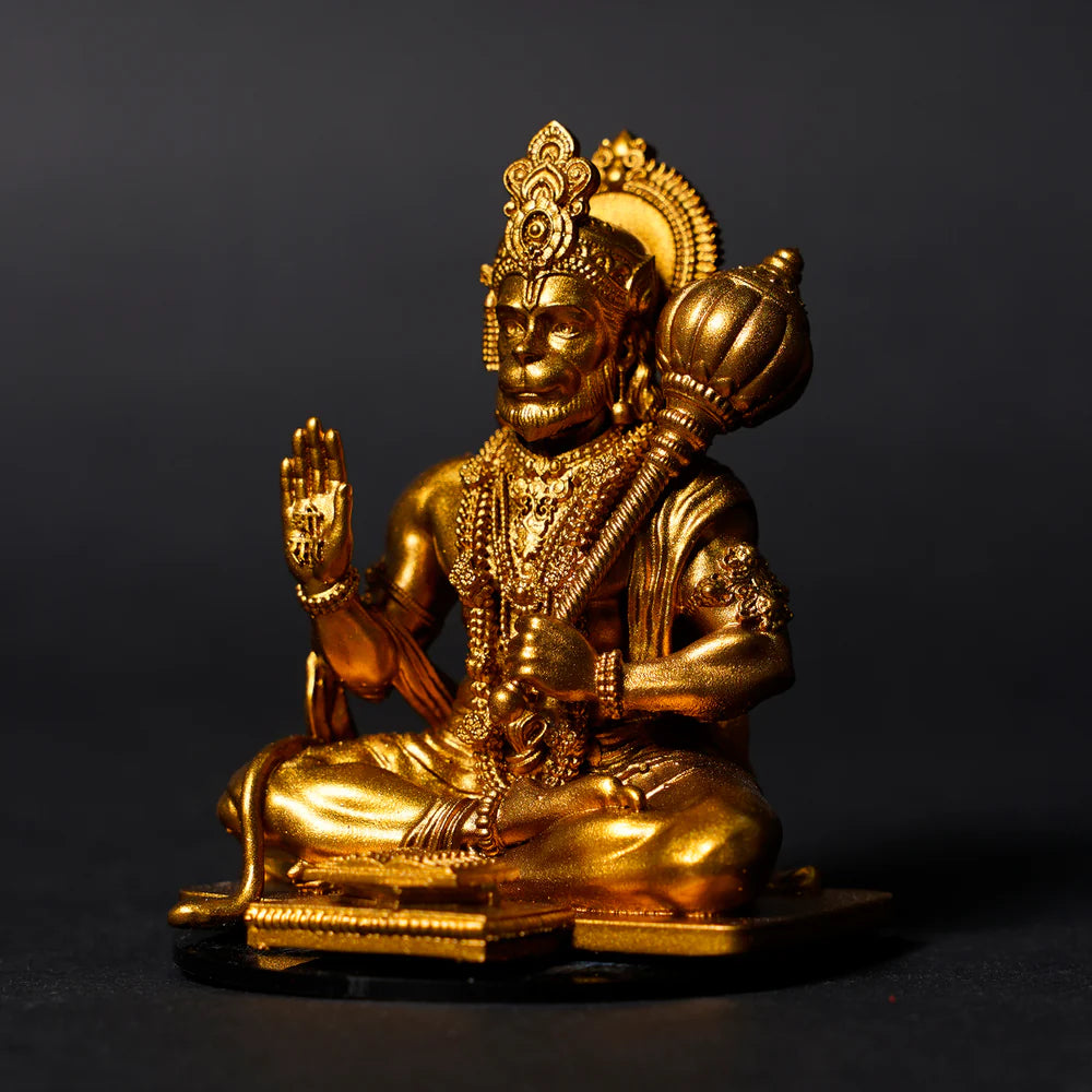 LORD HANUMAN JI COPER GOLD