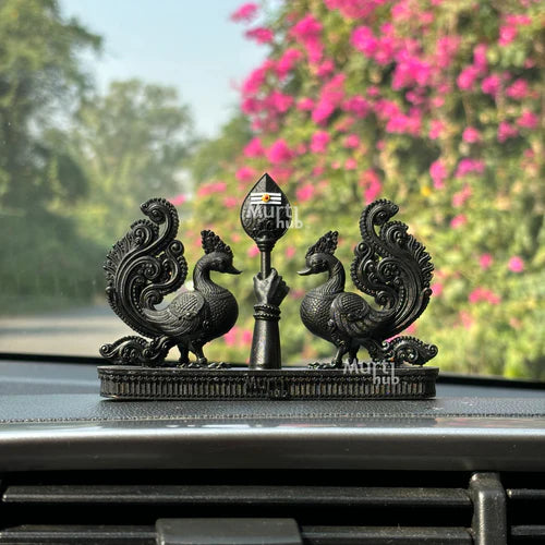 LORD MURUGAN’S OM VEL WITH PEACOCK
