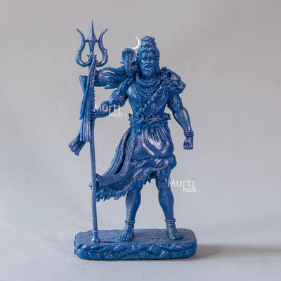 SHIVA-THE PROTECTOR ANTIQUE GOLD