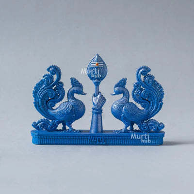 LORD MURUGAN’S OM VEL WITH PEACOCK