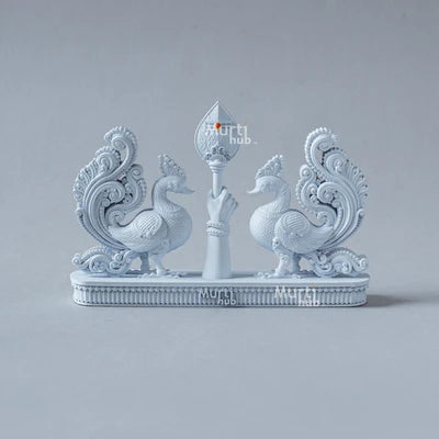 LORD MURUGAN’S OM VEL WITH PEACOCK