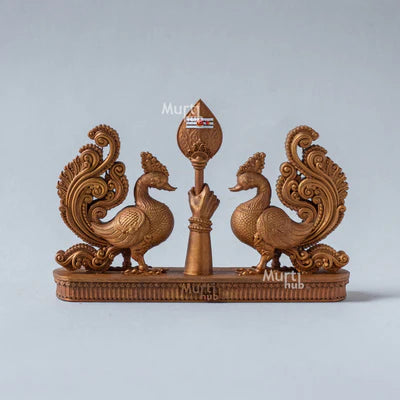 LORD MURUGAN’S OM VEL WITH PEACOCK