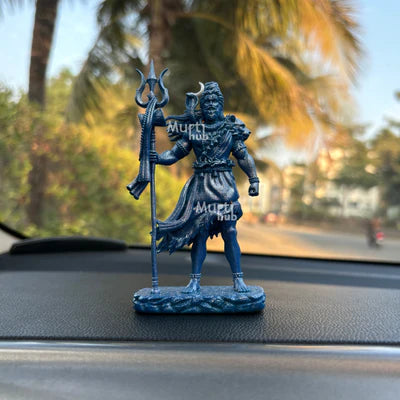 SHIVA-THE PROTECTOR ANTIQUE GOLD