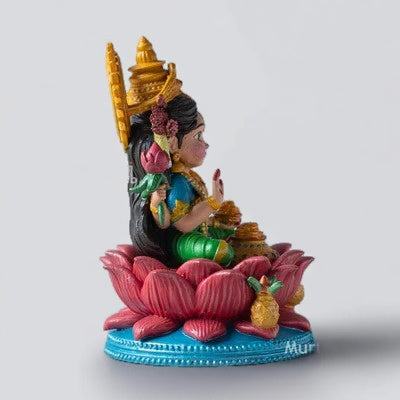 HAND-PAINTED BAAL LAKSHMI MATA IDOL