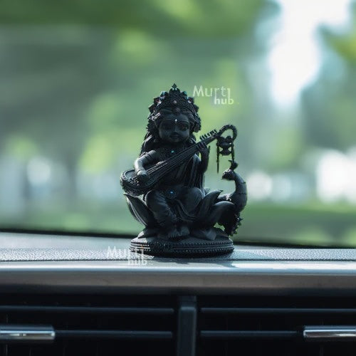 BAAL SARASWATI IDOL FOR CAR DASHBOARD