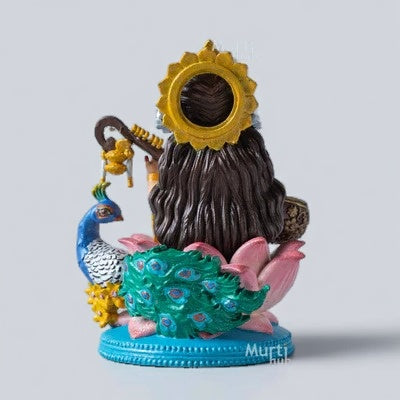 HAND-PAINTED BAAL SARASWATI IDOL