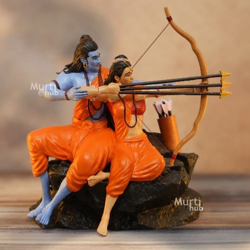 RAM SITA ARCHERY IDOL FOR CAR DASHBOARD