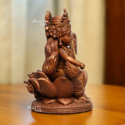 BAAL SARASWATI IDOL FOR CAR DASHBOARD