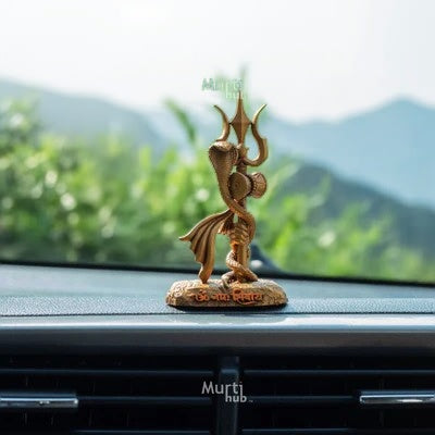 SHIVA'S TRISHUL DAMRU CAR DASHBOARD
