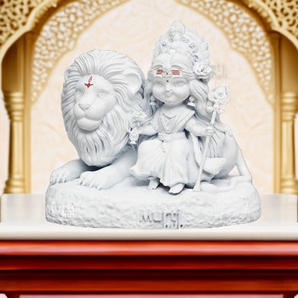 BAAL DURGA MAA WITH LION – CAR DASHBOARD IDOL