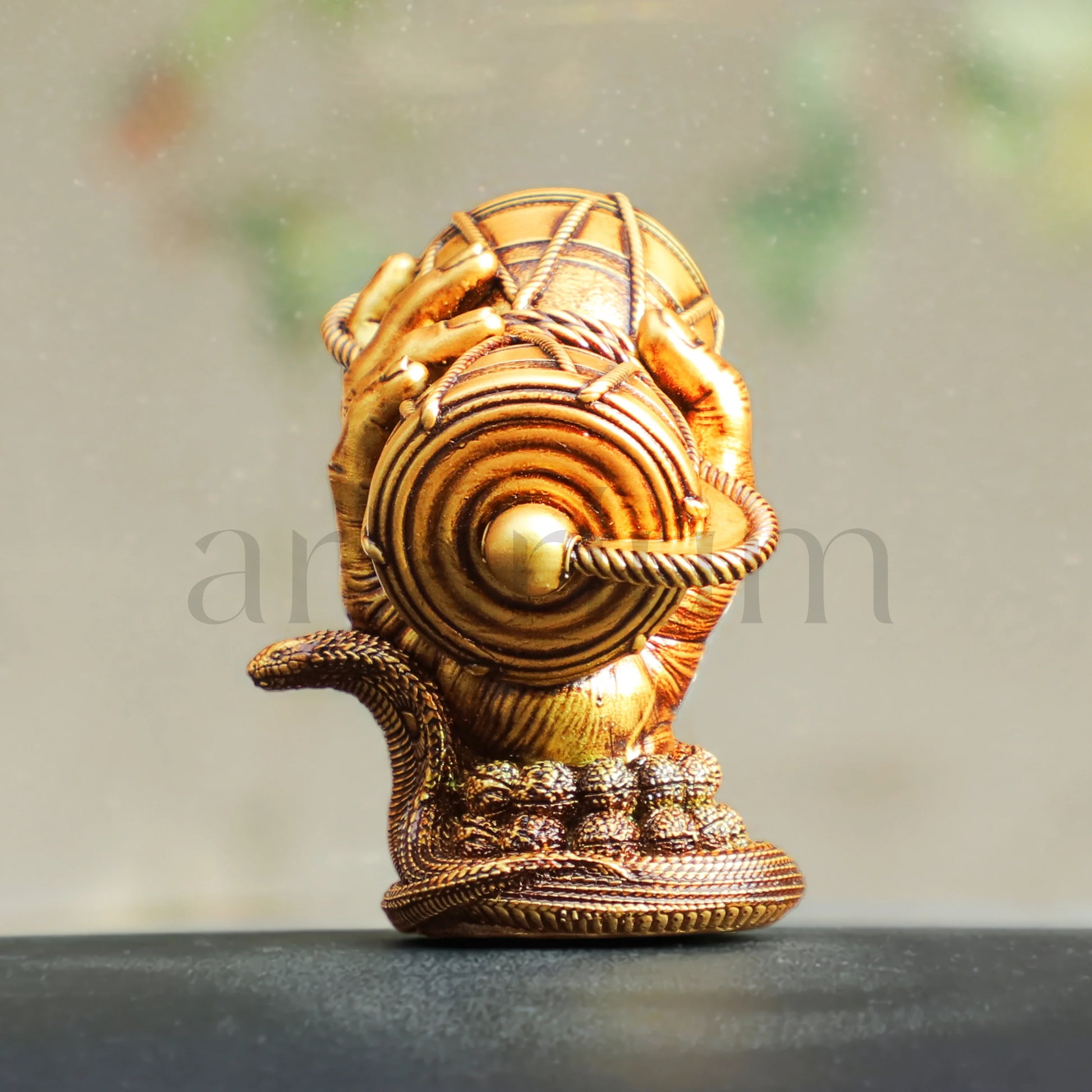 Shiv Damru Car Dashboard