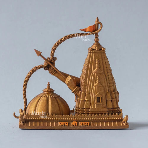 RAM MANDIR WITH LORD RAMA'S HAND HOLDING DHANUSH & BAAN
