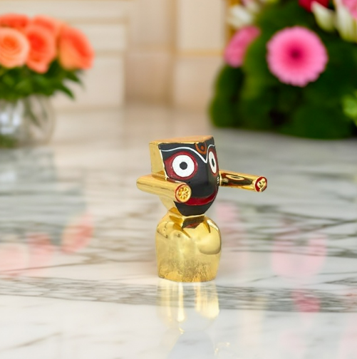 Lord Jagannath Murti - Gold Plated